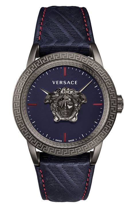 versace wristband men|Versace watch leather band.